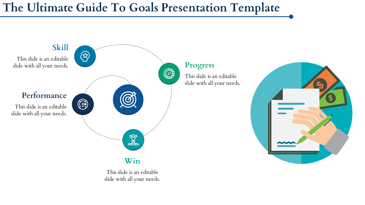 Free - goals presentation template